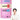 Jongkundang Health Lactofit Lactofit Eve Probiotics (pink blue) 120g Biologically Active Additives SHOPPING IN KOREA