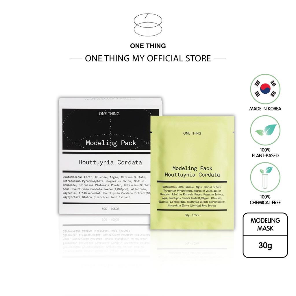 One Thing Modeling Mask ONE THING Houttuynia Cordata Modeling Pack 20g x 7 packs – SHOPPING IN ...