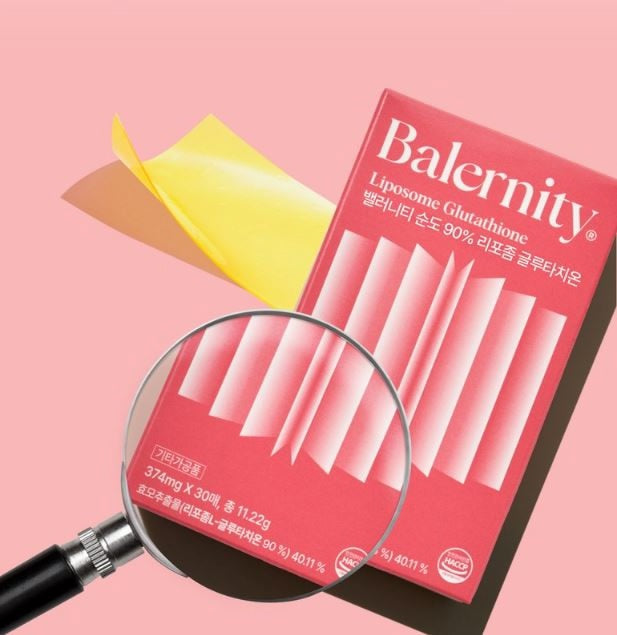 Balernity Glutathione Liposome Film 90% Purity 30ea x 374mg SHOPPING IN KOREA Balernity Glutathione Liposome Film 90% Purity 30ea x 374mg SHOPPING IN KOREA